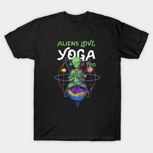 Meditating Alien T-Shirt